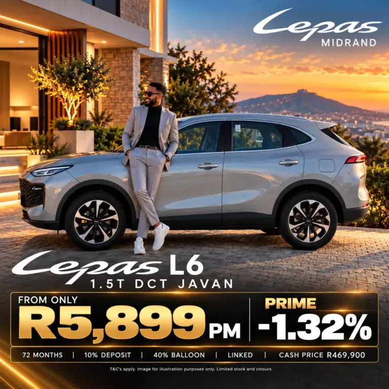 L6 Javan from R 5 899pm*